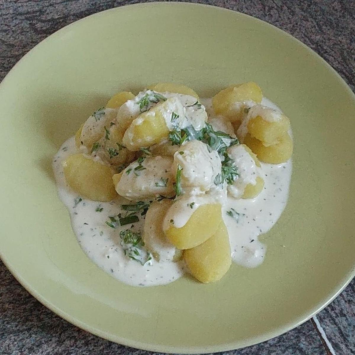 Gnocchi in cremiger Kräutersosse von antelfrau. Ein Thermomix® Rezept ...