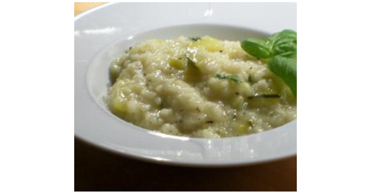 Grünes Risotto mit Zucchini und Basilikum von sonjathermo. Ein ...