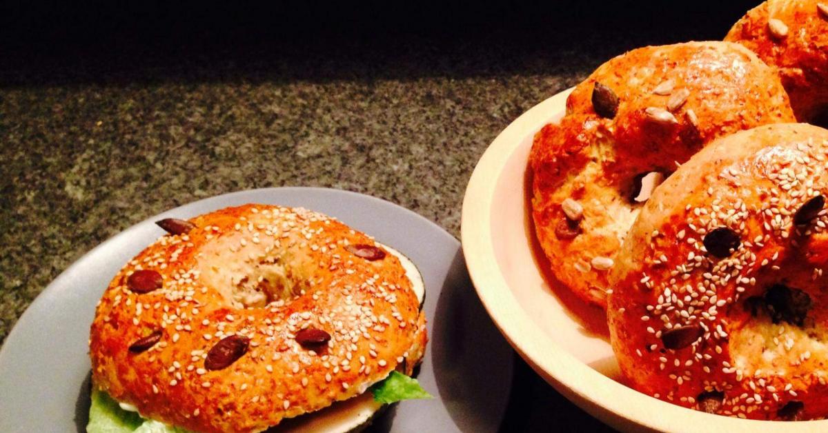 Variation Bagel(Dinkelbagel) von Caja1014. Ein Thermomix® Rezept aus ...