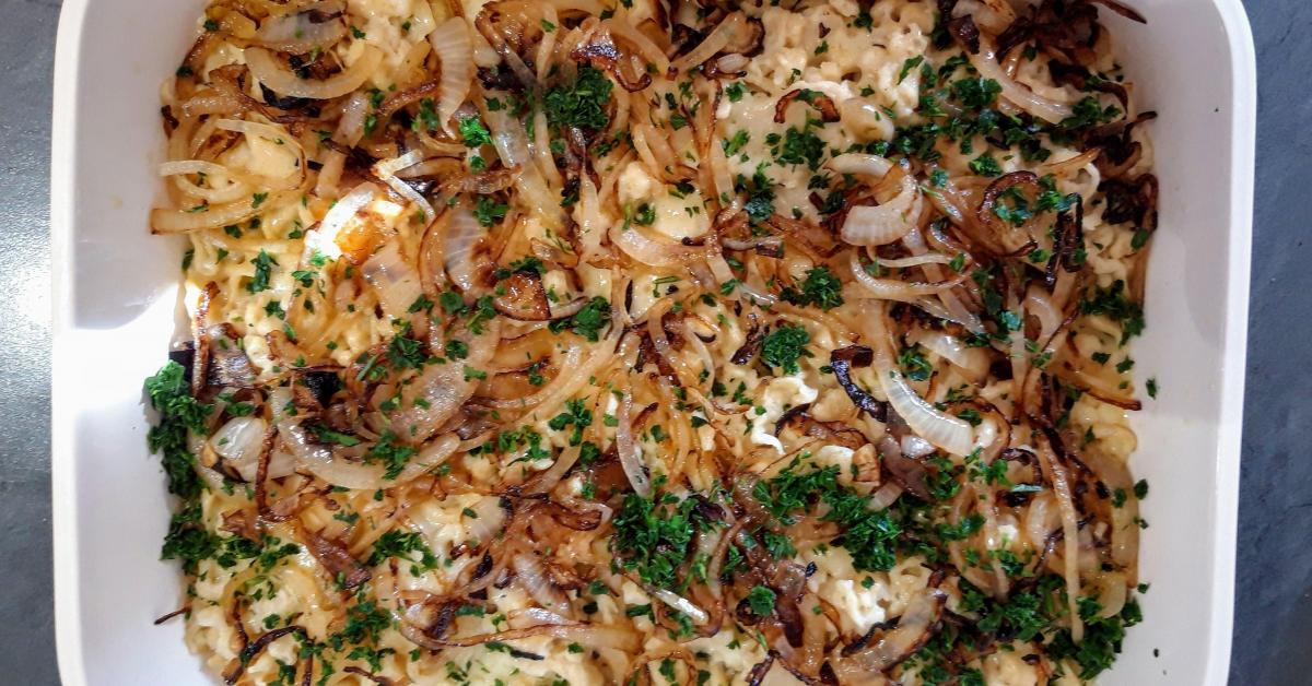 Käsespätzle mit gerösteten Zwiebeln von Zauberperle. Ein Thermomix ...