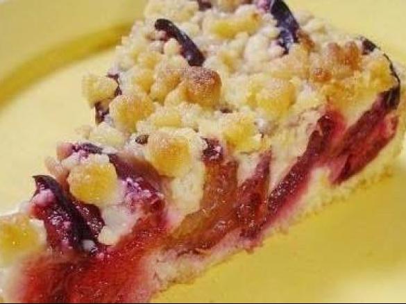 Zwetschgenkuchen mit Pudding und Zimtstreusel a`la Mama
