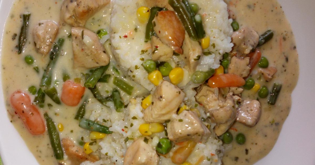 HähnchenTopf mit Reis und Gemüse von Oma _Manu. Ein Thermomix® Rezept ...