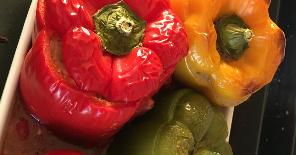 Gefüllte Paprika (Low Carb, Logi) von Mellie_TM5. Ein Thermomix® Rezept
