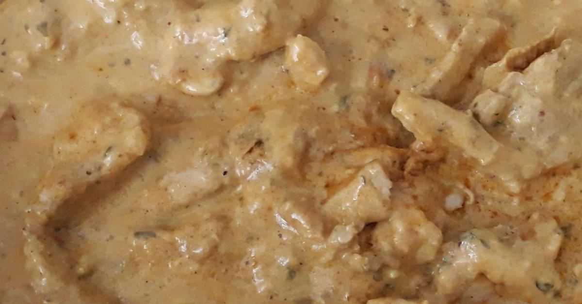 Variation Hähnchen in Zwiebel-Sahne-Soße von antorina. Ein Thermomix ...