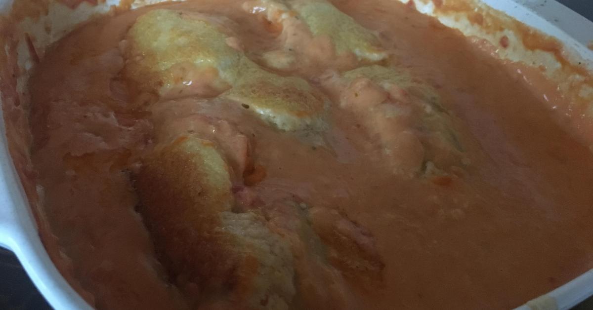 Variation Überbackener Maultaschen-Auflauf mit Tomaten von Micha68519 ...