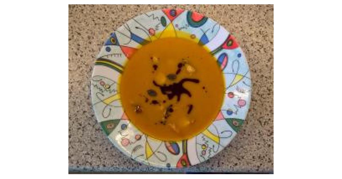 Kürbissuppe mit Süßkartoffeln &amp; Meeresfrüchten von Sabine11. Ein ...