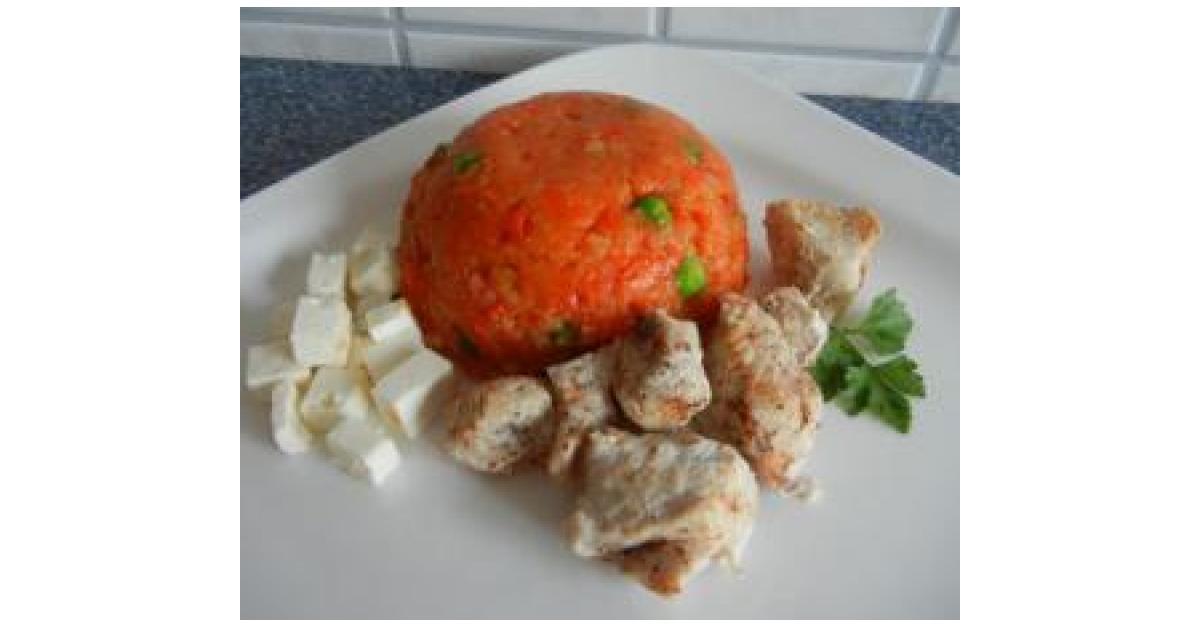 Hähnchen an Tomatenreis mit Hirtenkäse von babyfroschl. Ein Thermomix ...