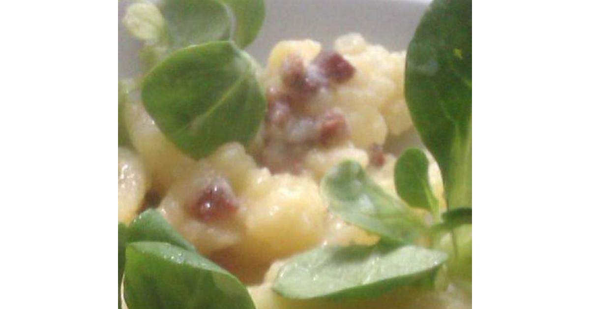 Kartoffelsalat mit Speck und Feldsalat von biankaE. Ein Thermomix ...