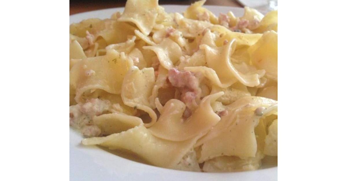 Variation von Nudeln mit Speck und Käse von kadadett. Ein Thermomix ...
