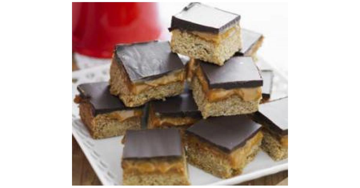 Schoko-Karamell-Flapjacks (Englische Haferriegel) von heistra. Ein ...