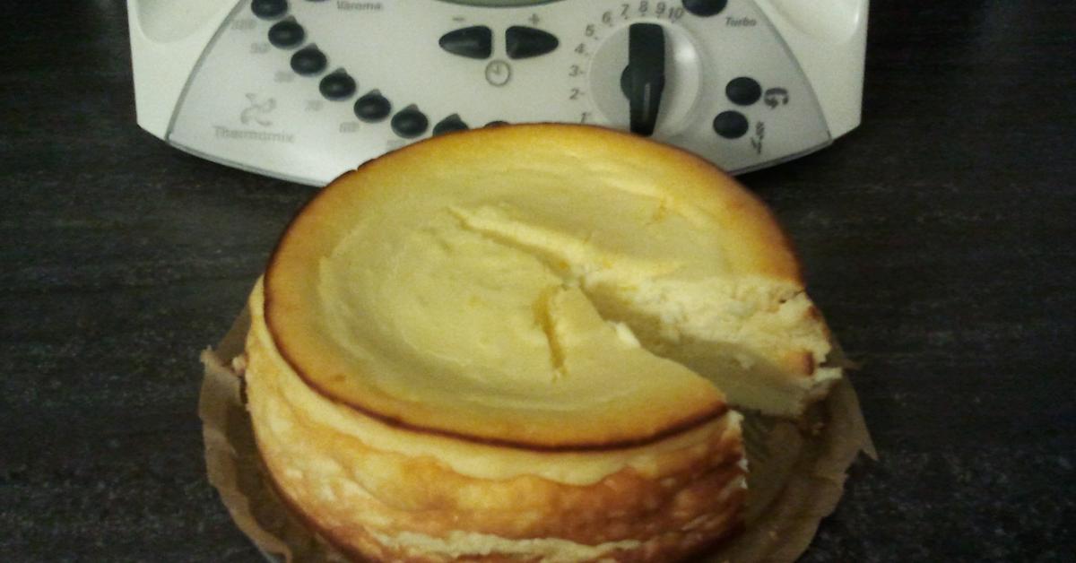 Variation von Quarkkuchen ohne Teigboden von tinasfather. Ein Thermomix ...