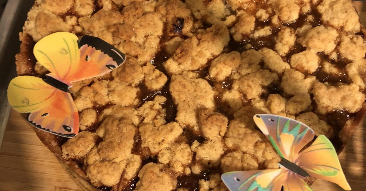 Apfelmuskuchen mit Streusel 18er Springform von Titania7. Ein Thermomix ...