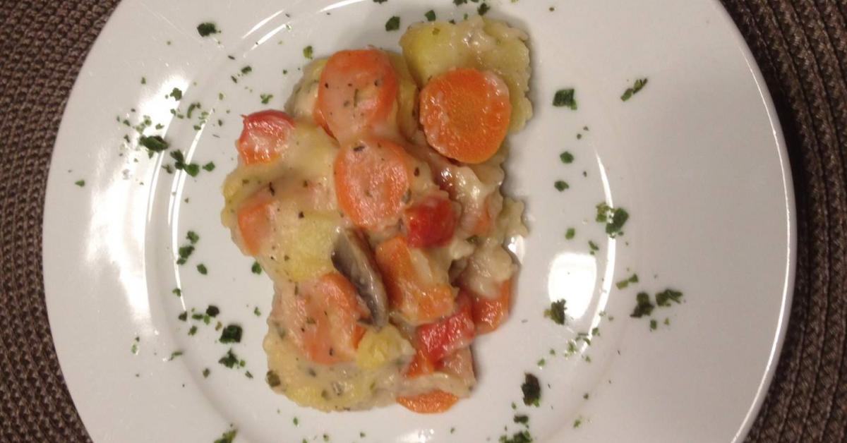 Vegetarischer Kartoffel- Gemüseauflauf von HatiCo70. Ein Thermomix ...