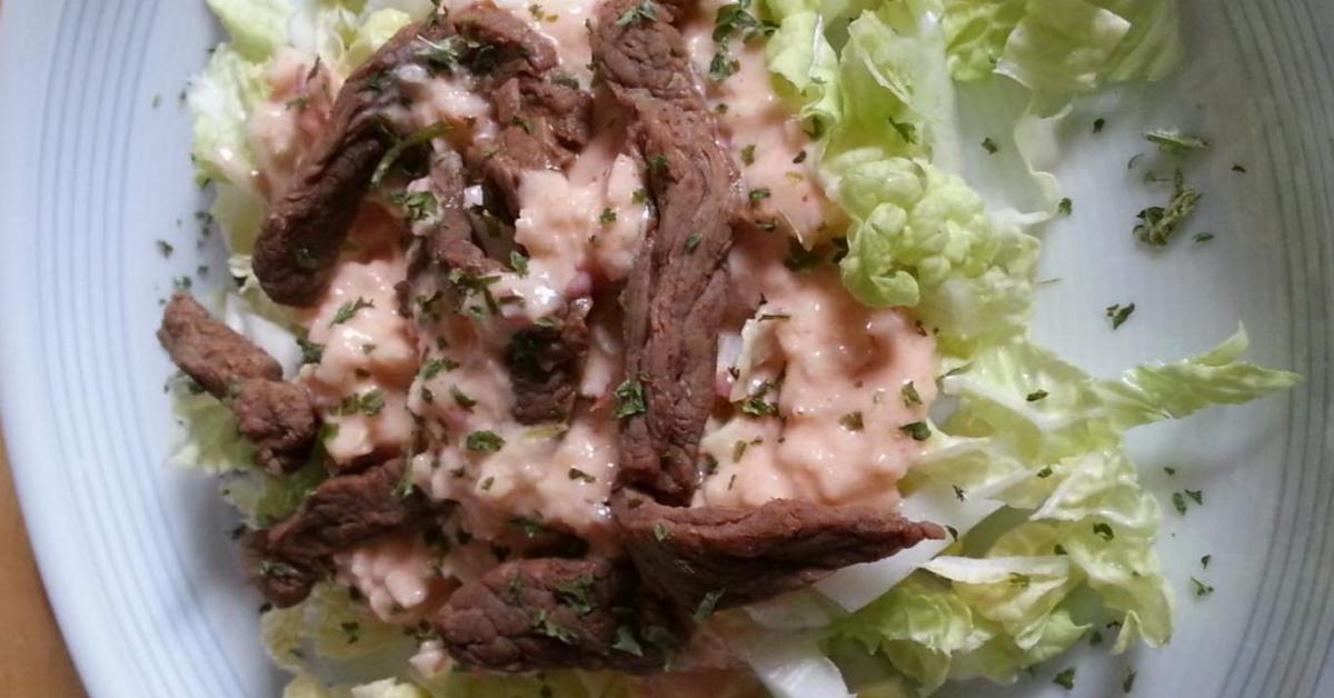 Chinakohlsalat mit Rindfleisch (WW Sattmacher) von Pittip06. Ein ...