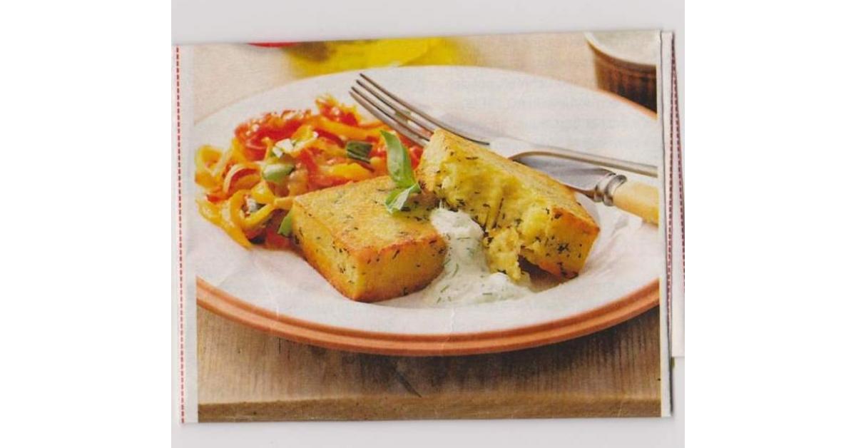 Knusprige Polenta mit Paprika und Joghurt -Dip von bkle. Ein Thermomix ...