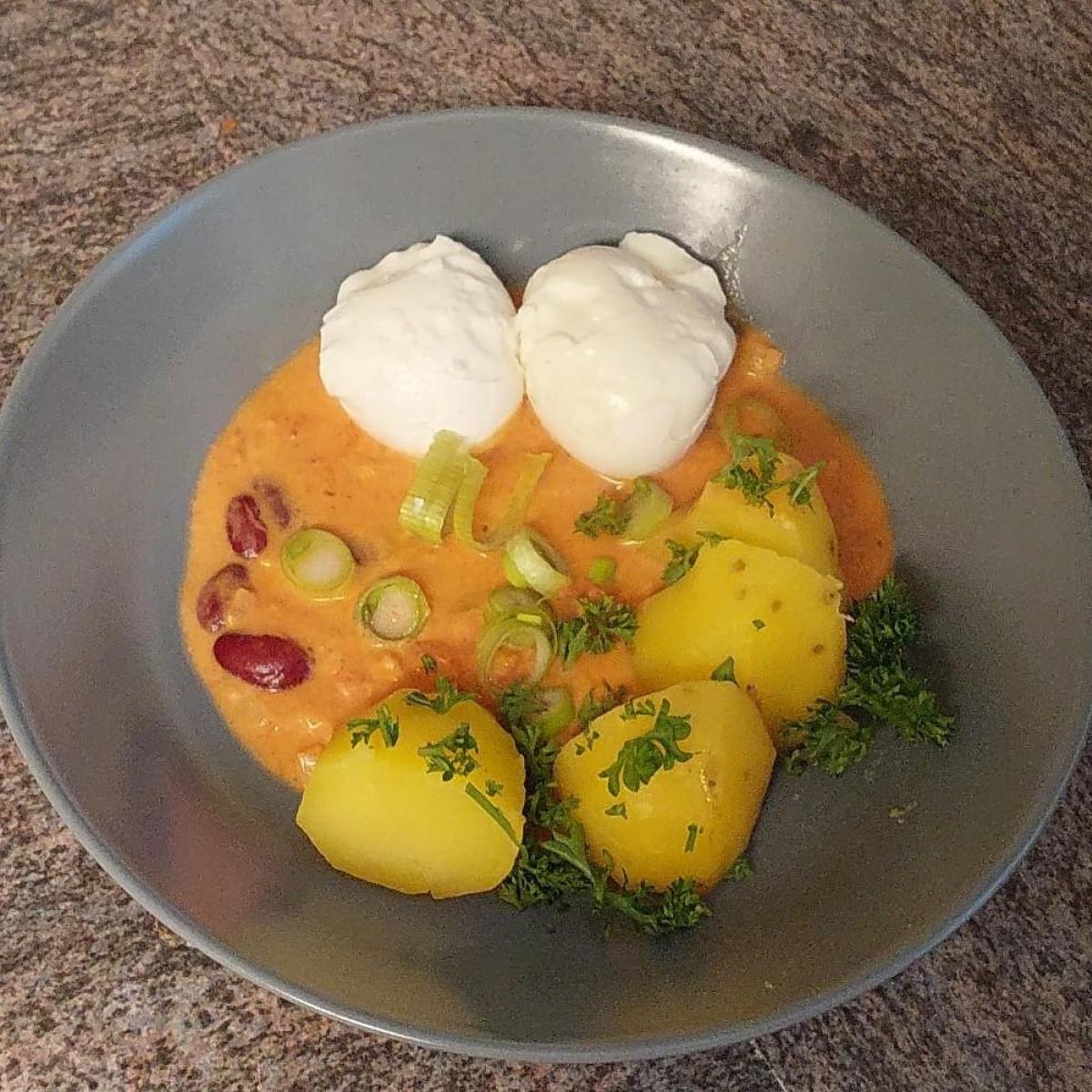 Senf - Eier a la Mexicana mit Kartoffeln von antelfrau. Ein Thermomix ...