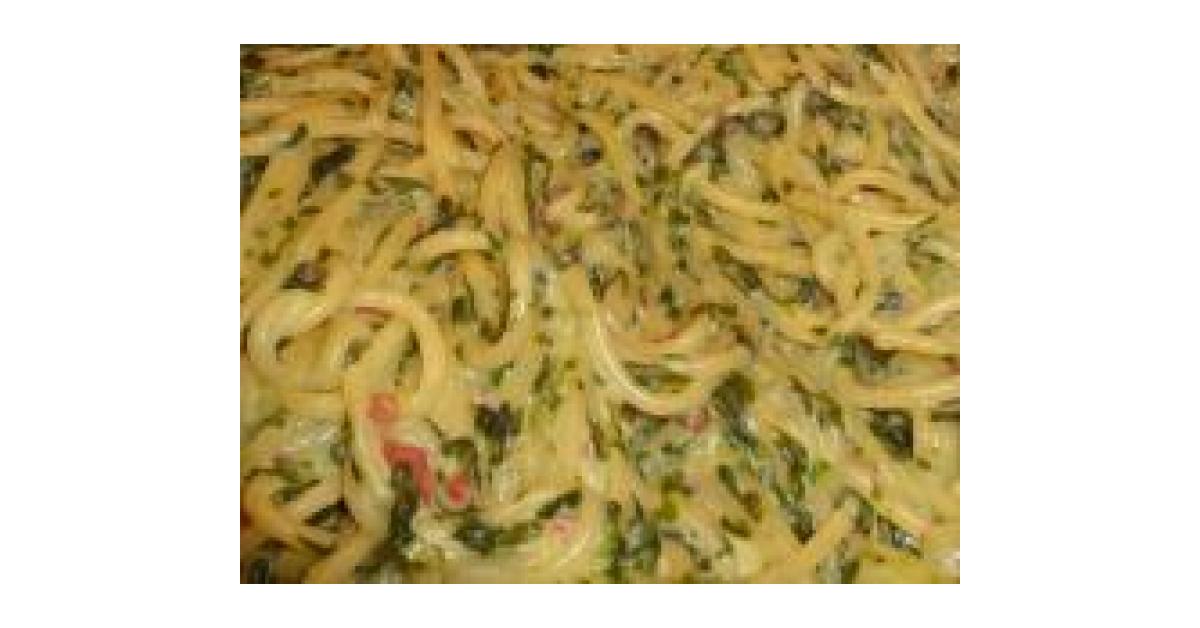 Spinat-Specksauce zu Nudeln von kruemelmonster. Ein Thermomix® Rezept ...