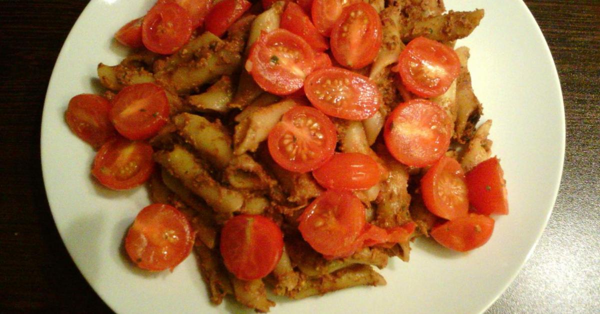 Penne mit Tomaten- Nuss-Pesto WW-tauglich von bonbon71. Ein Thermomix ...
