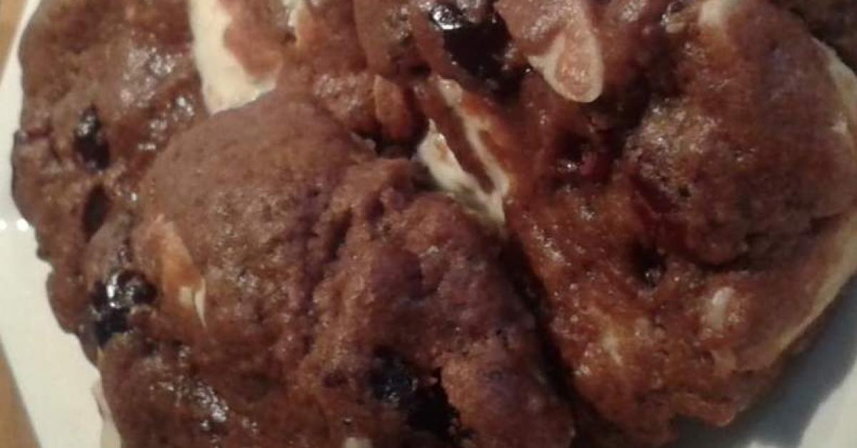 Schokoladige Cashew-Cranberrie-Cookies von blancanieve. Ein Thermomix ...