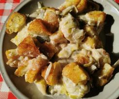 Überbackene Putenschnitzel