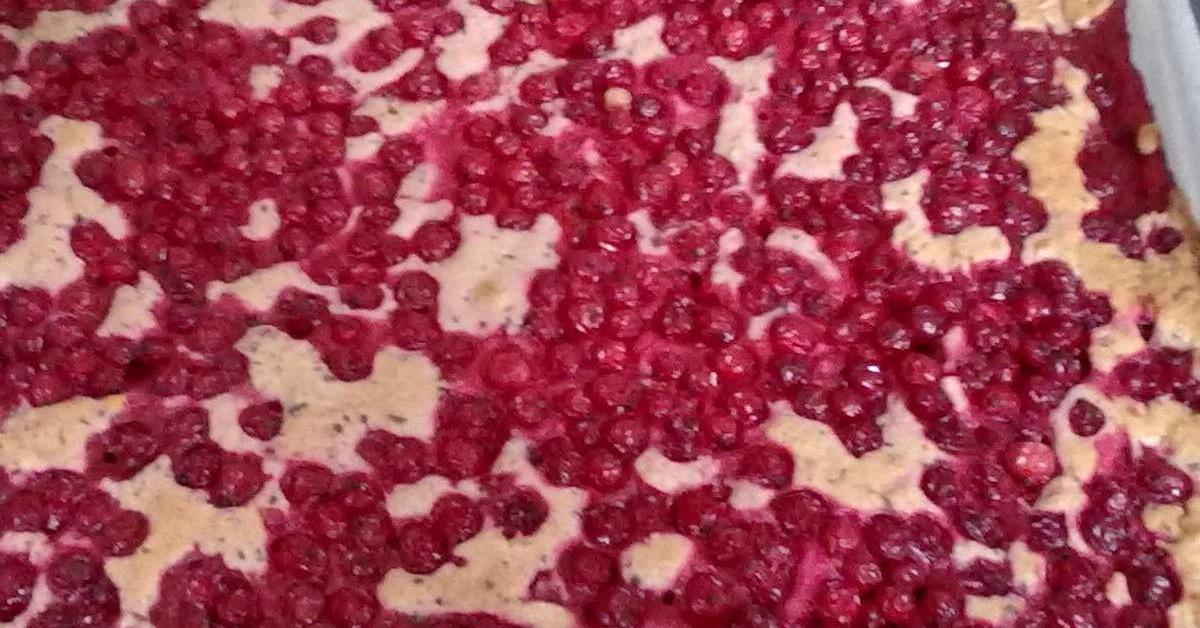 Variation von Variation von Johannisbeer-Muffins als Blechkuchen mit Quark von osterglocke123 ...