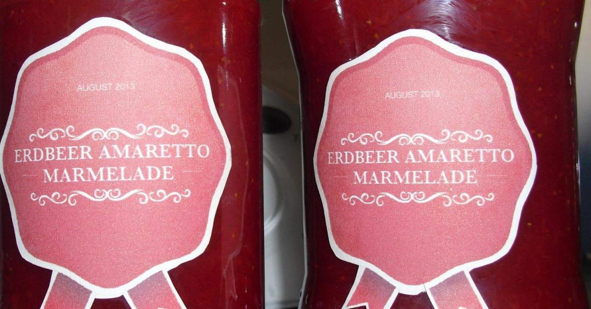 Erdbeer Amaretoo Marmelade von Oerdeline. Ein Thermomix® Rezept aus der ...