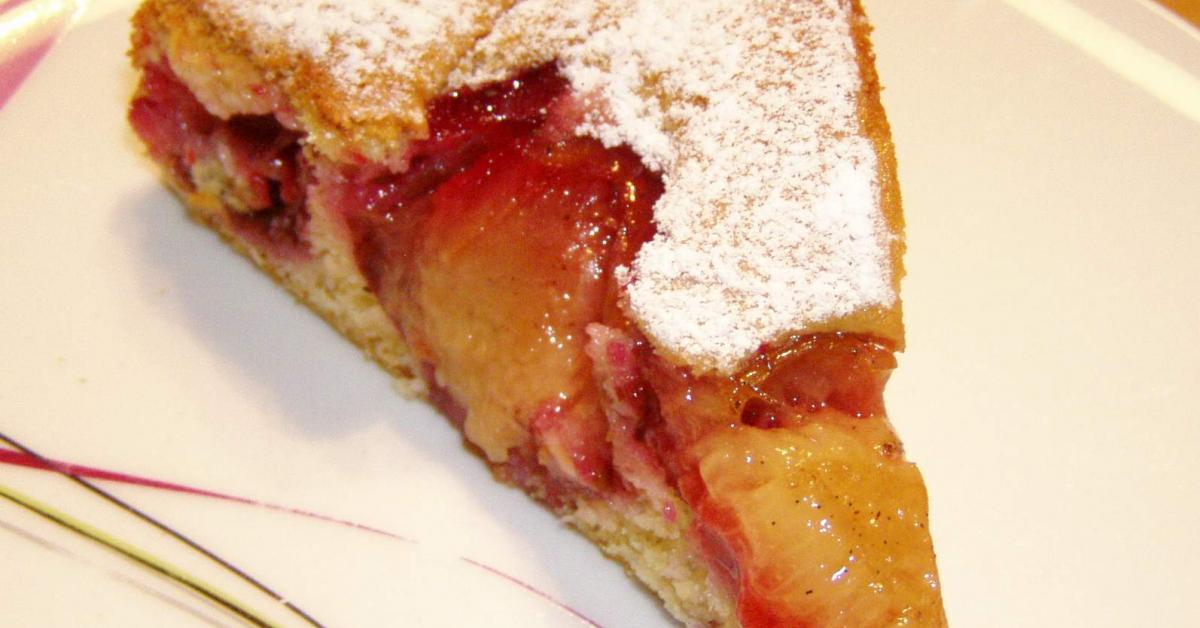 Obstkuchen mit Pflaumen/Zwetschgen ohne Fett von Mein-Hexenkessel. Ein ...