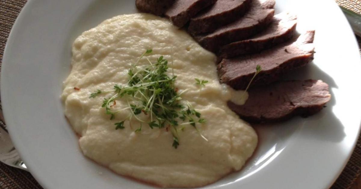 Selleriepürree mit Parmesan von anette roesch. Ein Thermomix ® Rezept aus der Kategorie Beilagen ...