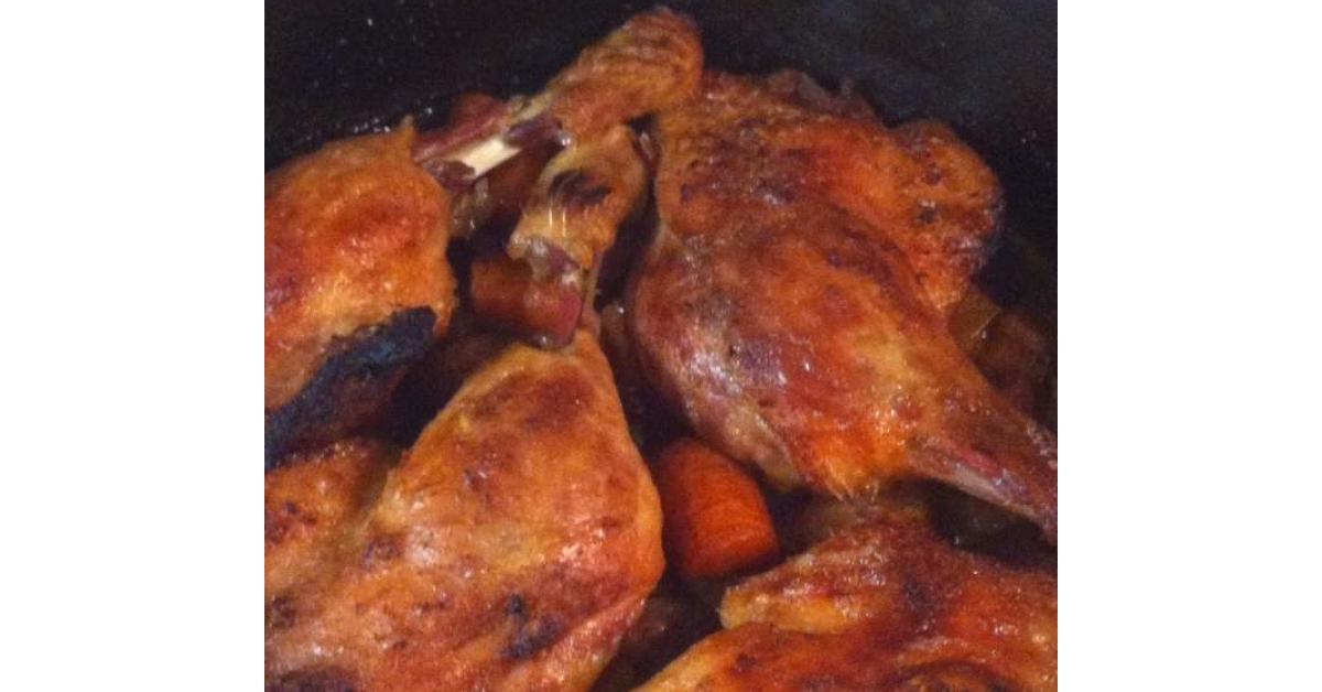 Knusprig gebratene Ente mit Schmorgemüse von Kallewirsch. Ein Thermomix ...