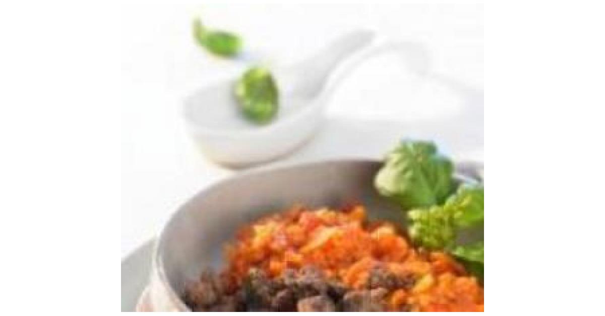 Möhren-Tomaten-Risotto mit Tatar von kabar. Ein Thermomix® Rezept aus ...