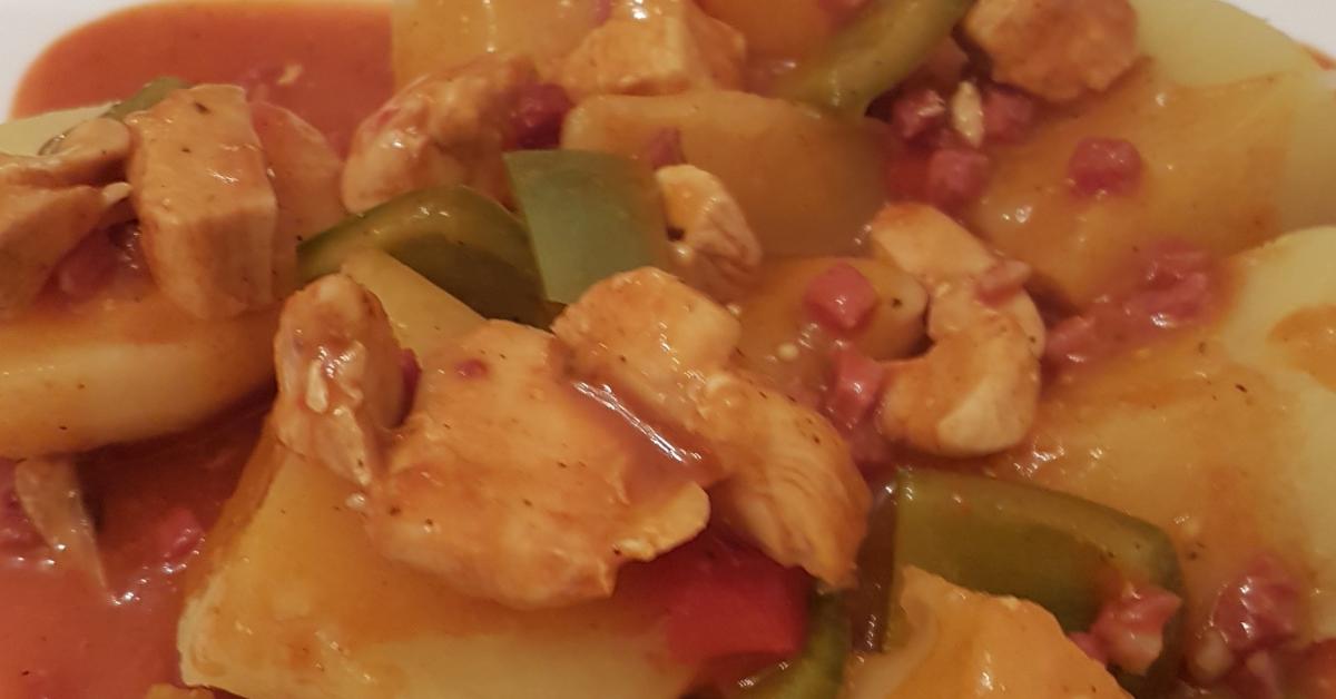 Schaschliktopf mit Reis oder Kartoffeln von hannahmaus. Ein Thermomix ...