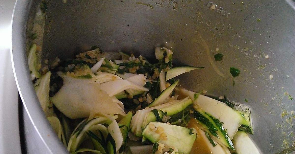 Bulgur-Spinat-Zucchini-Rucola mit Feta Veggie, gesund, low fat von ...