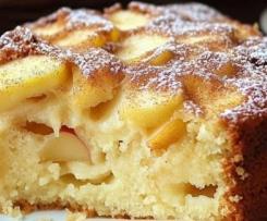 Apfelkuchen mit Vanillepudding a`la Mama