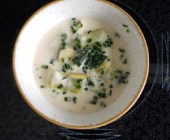 Lauch- Zwiebel-Creme- Suppe a`la Mama