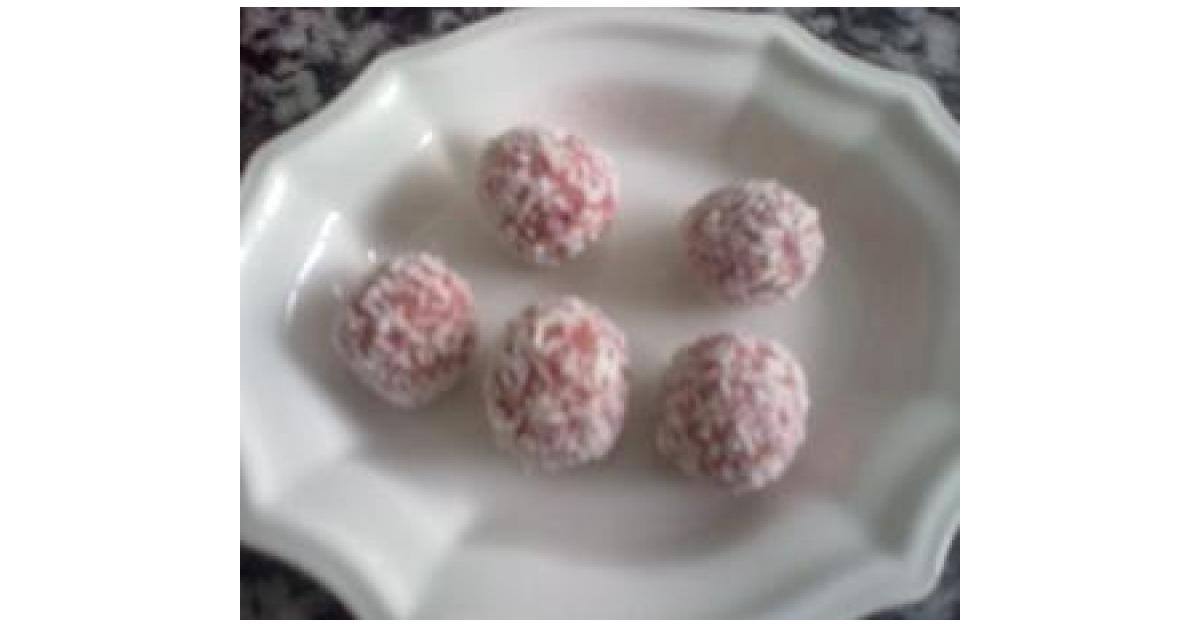 Variation von Himbeer-Kugeln von pantuffle. Ein Thermomix® Rezept aus ...