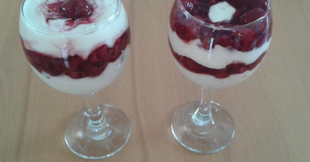 Bananencreme mit Kirschen von Juulli. Ein Thermomix® Rezept aus der ...