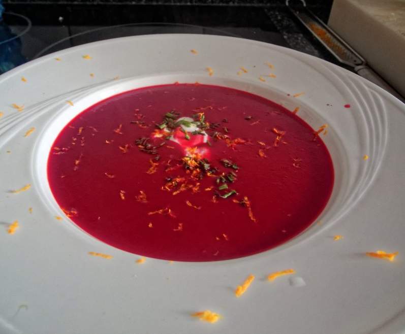 Rote-Bete-Orangen-Suppe