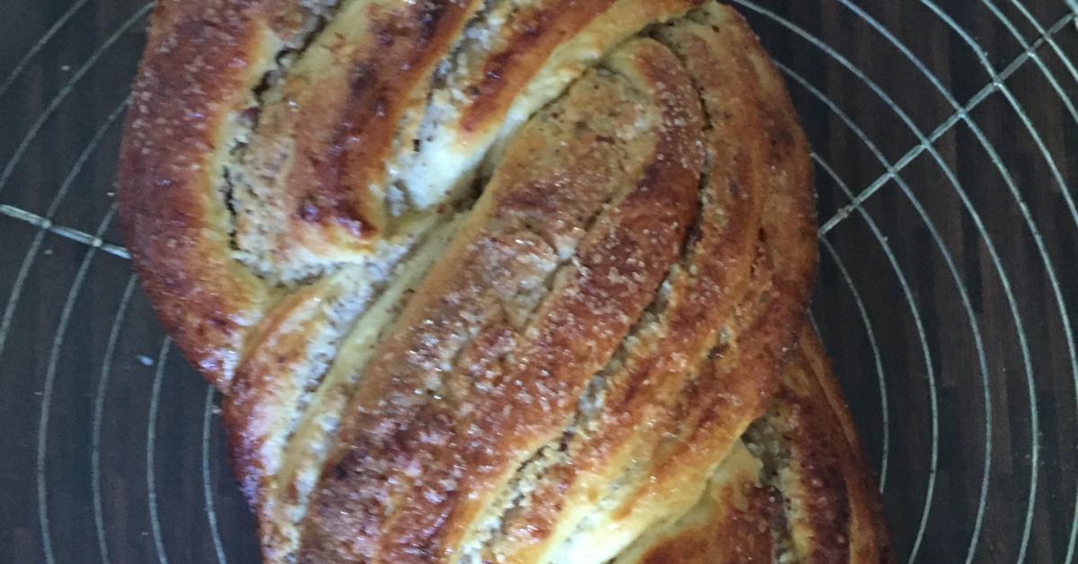 Marzipan-Nuss-Striezel (Zopf) von sjegler. Ein Thermomix® Rezept aus ...