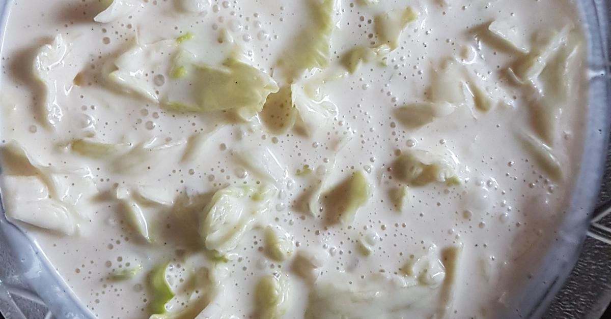Nicoles leckerer Kraut/ Eisbergsalat mit Dressing von rosennicki. Ein