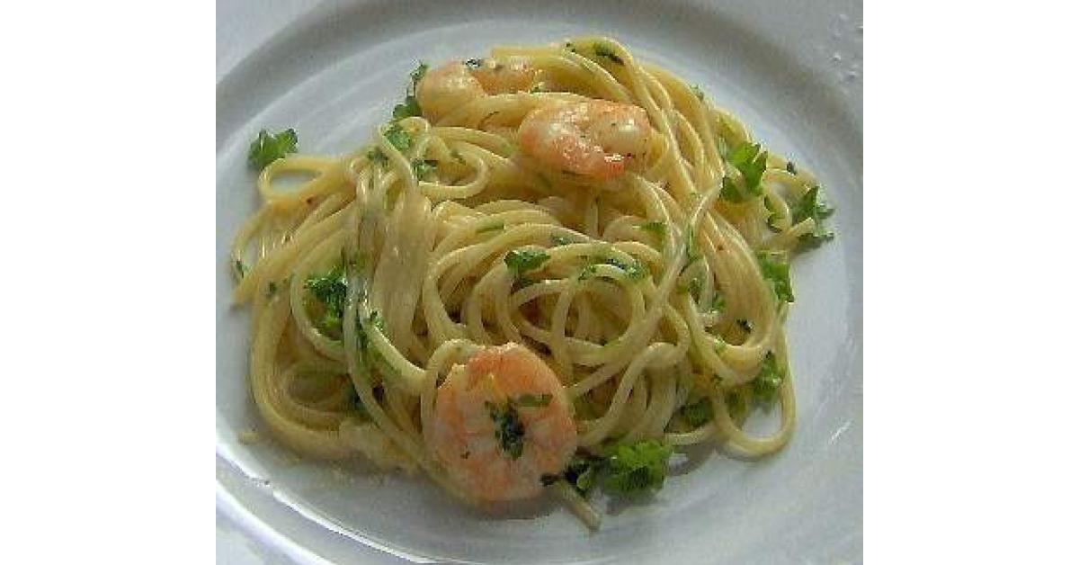 Zitronen Spaghetti mit Garnelen von Irella. Ein Thermomix® Rezept aus ...