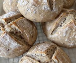 Sauerteigbrötchen/-brot ohne Hefe