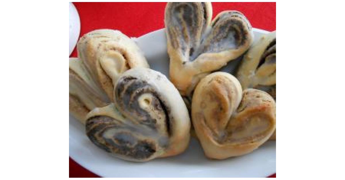 Valentinsherzen ( Variante von Heimchens Mohn-u. Nussschnecken ) von ...