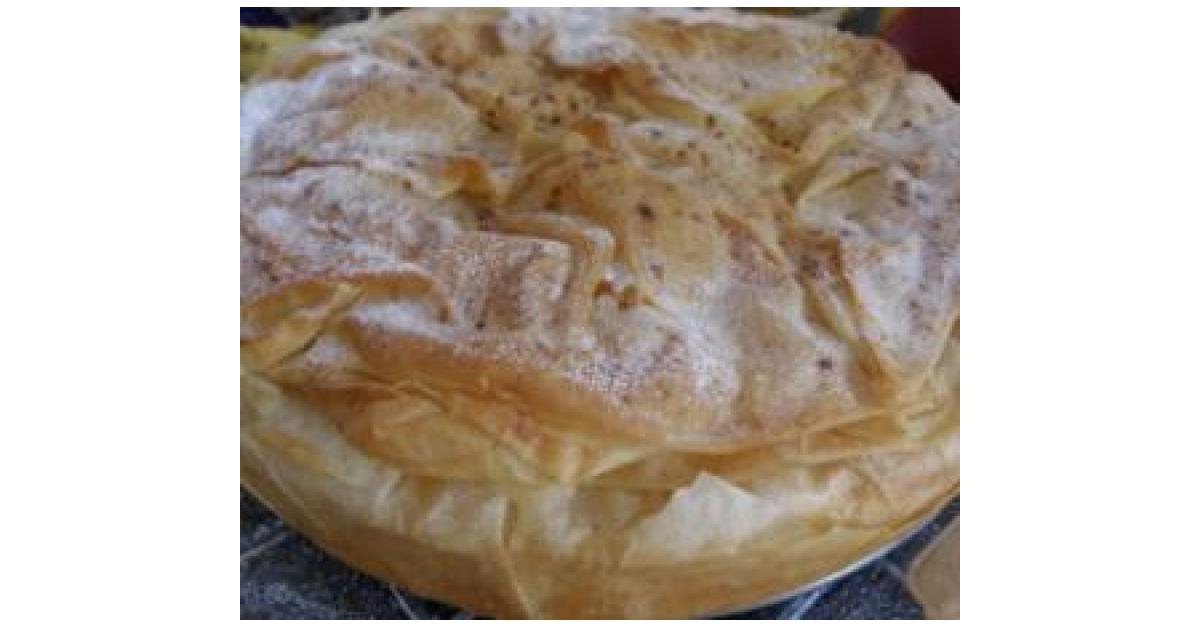 Bougatsa - Blätterteigkuchen mit Cremefüllung von . Ein Thermomix ...