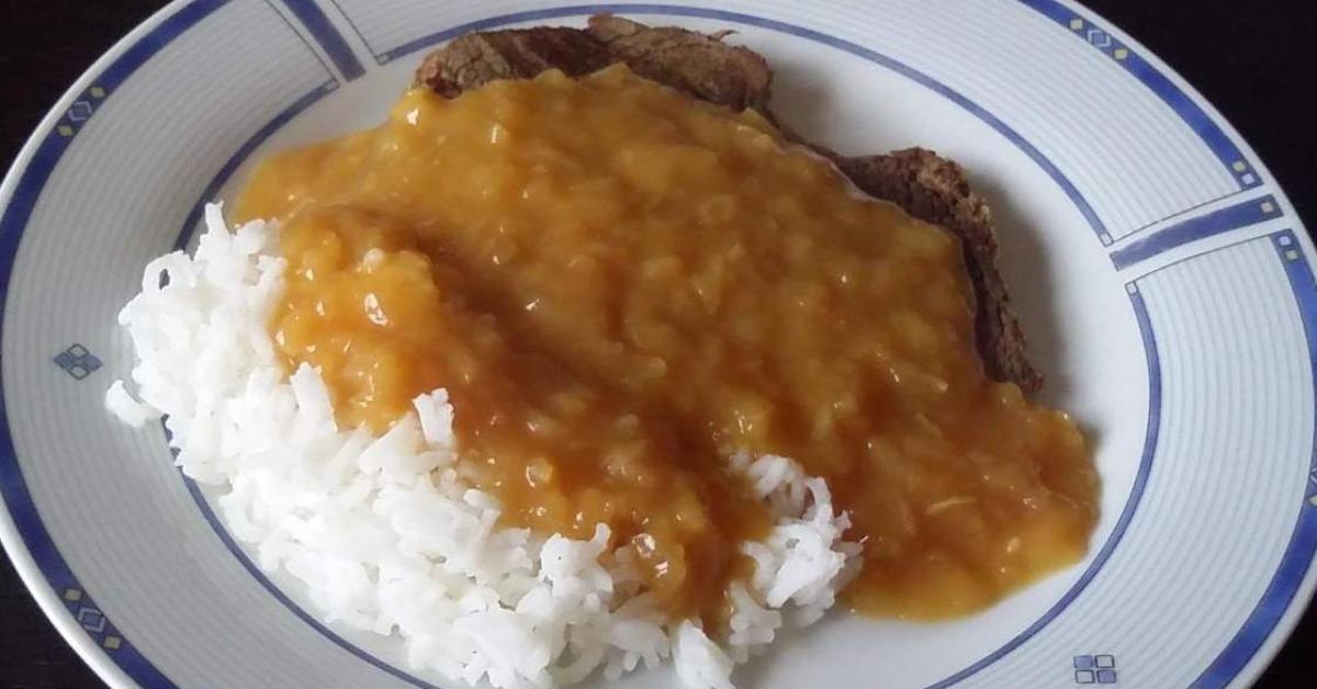 Rindfleisch mit Zwiebelsosse auf Münsterländer Art von Seeta. Ein ...